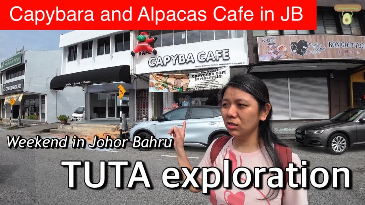 JB Day Trip to Tun Aminah Skudai: eating and supermarket shopping, capyba cafe