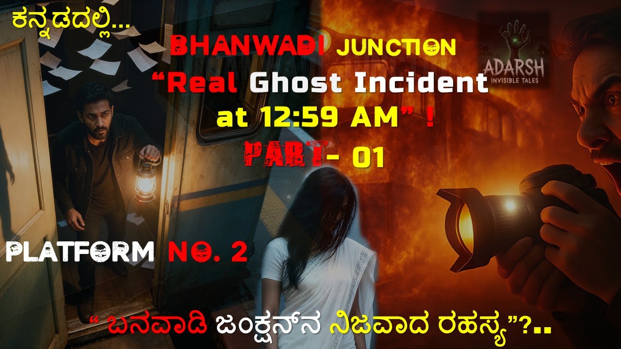 “ಭಯಾನಕ ರಾತ್ರಿ @ Bhanwadi Junction | Real Paranormal Investigation Story by Aarav 👻🚉”