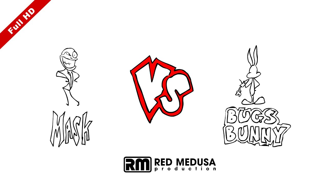 Animated Versus - Mask VS Bugs Bunny FullHD