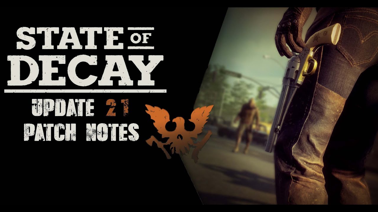 State Of Decay 2 New Update 21 Patch Notes
