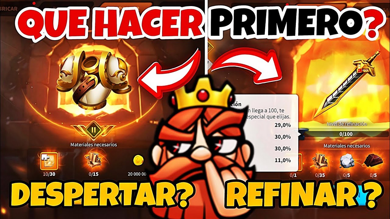 DESPERTAR PRIMERO? O REFINAR PRIMERO, QUE HACER... - RISE OF KINGDOMS 
