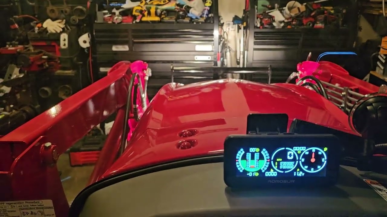 TYM Tractor Temperature Settings Information Screen, Celsius to Fahrenheit
