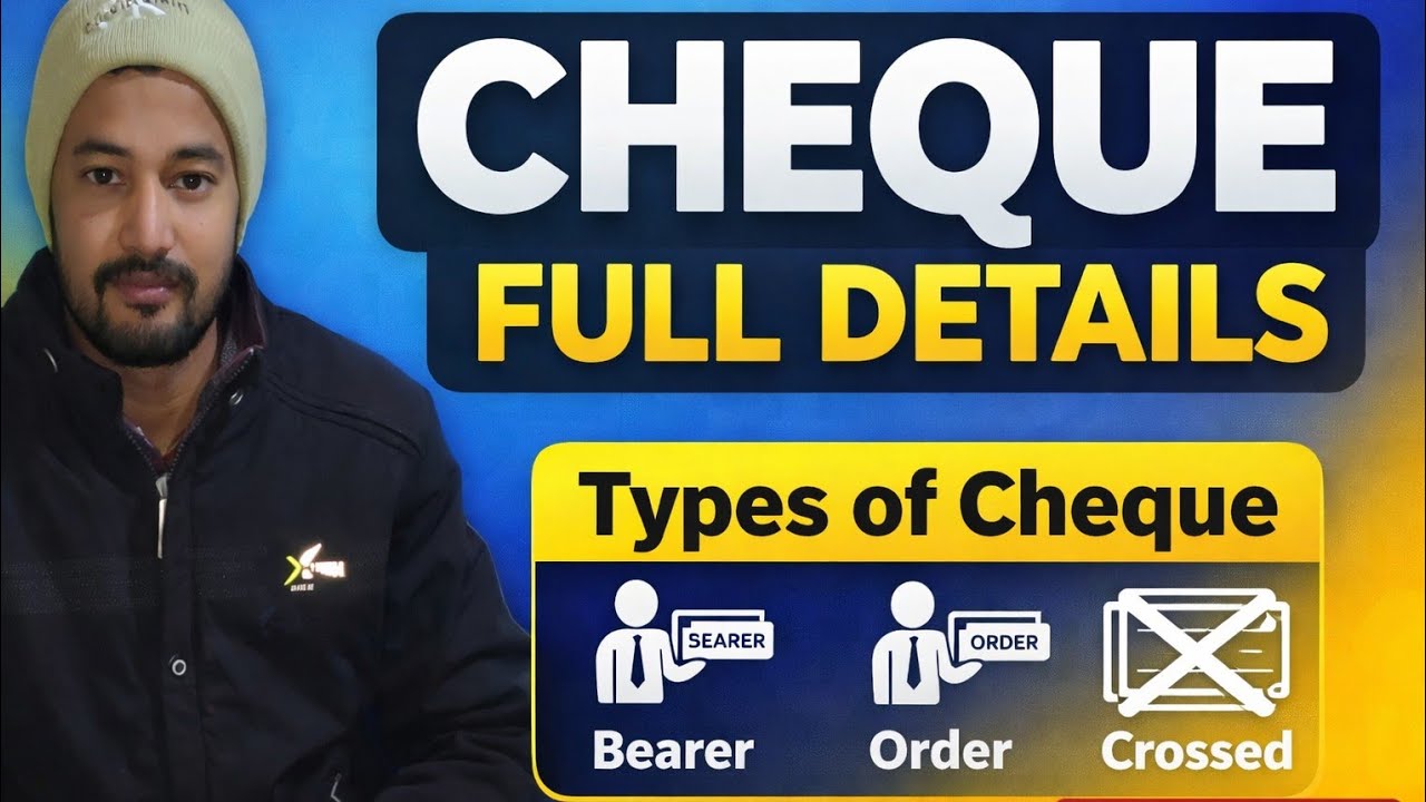 Cheque Kya Hota Hai? Types of Cheque | Banking Basics in Hindi