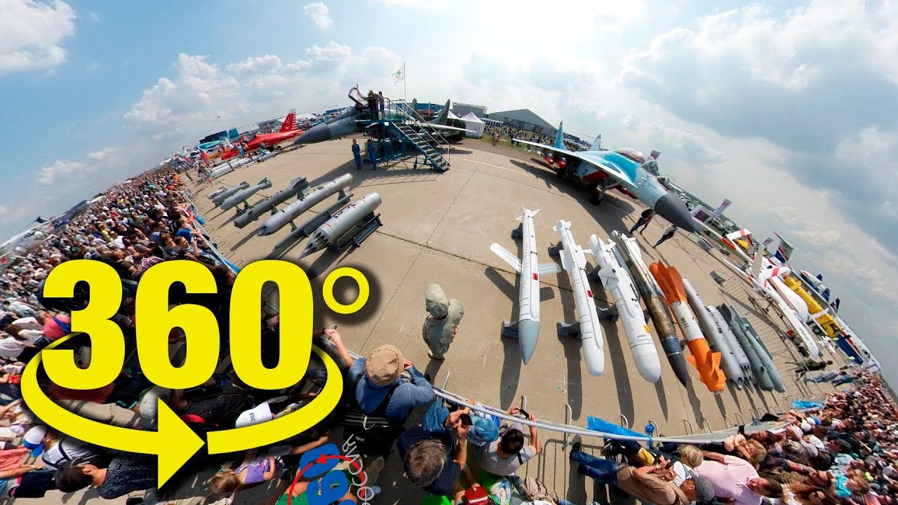 Моменты салона МАКС-2019 VR 360°