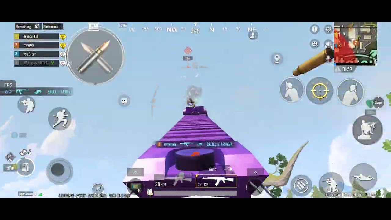 60 FPS Gameplay ! Random Squad 4 KILL ! LIVIK MAP 4.2 UPDATE #motog855g #60fps #gamplay #bgmi 