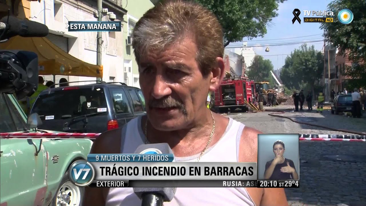 Visión 7: Trágico incendio en Barracas