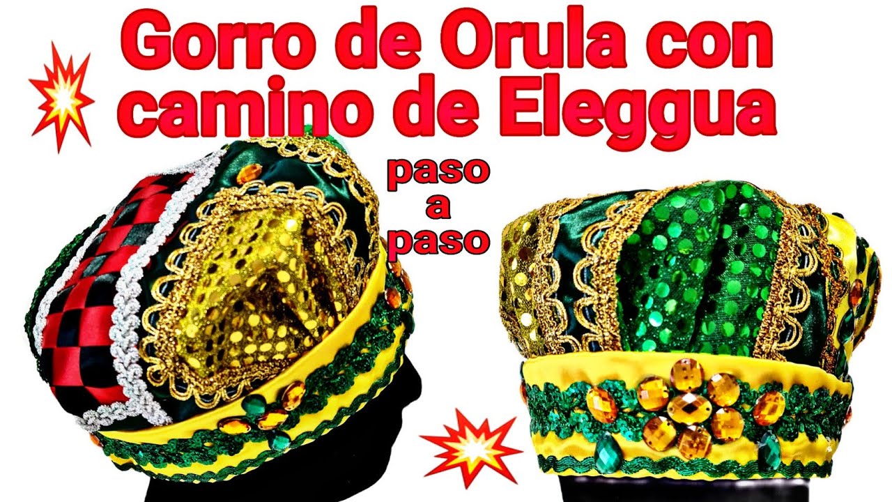 Como hacer un gorro de Santo ORULA, con camino de Eleggua paso a paso