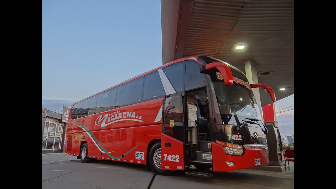 Primer Bus King Long Intermunicipal de Colombia - Flota La Macarena 7422
