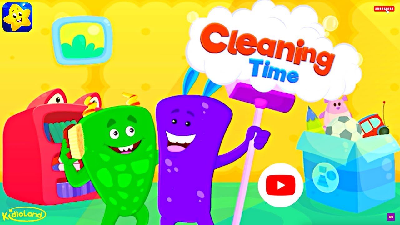House Cleaning for Children | KidloLand Kids & Toddler Games | Full Gameplay