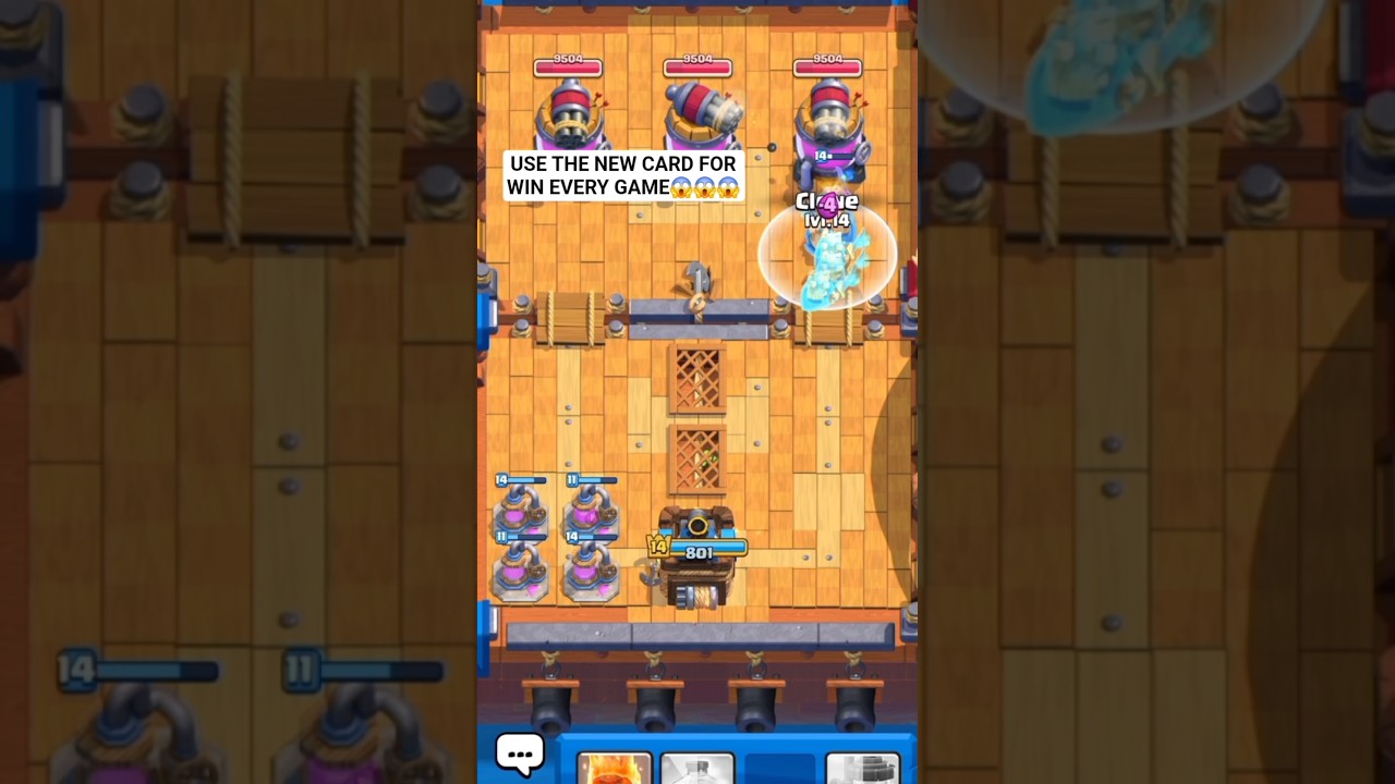 OP GLITCH WITH NEW CARD ON CLASH ROYALE!!!😱😱😱 #clashroyale #foryou