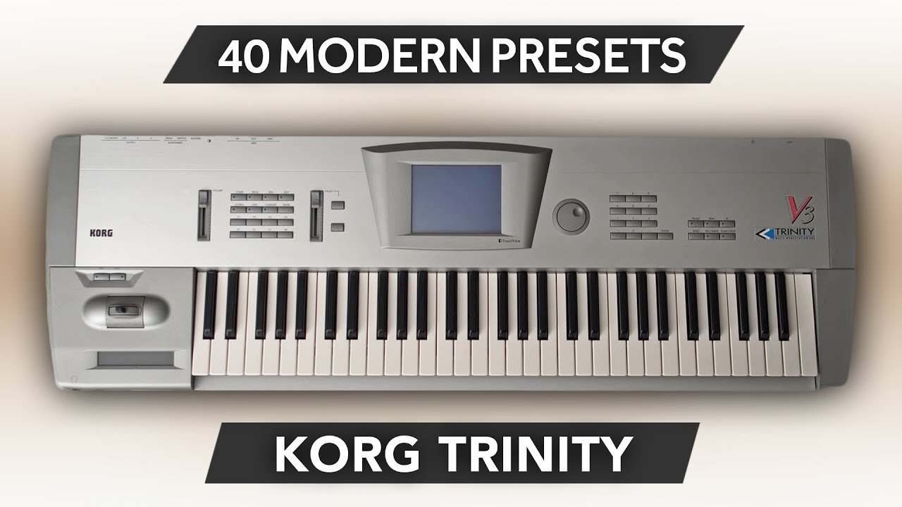 KORG TRINITY SERIES ♫ 40 Modern Sounds ► ALIVE! VOL.1