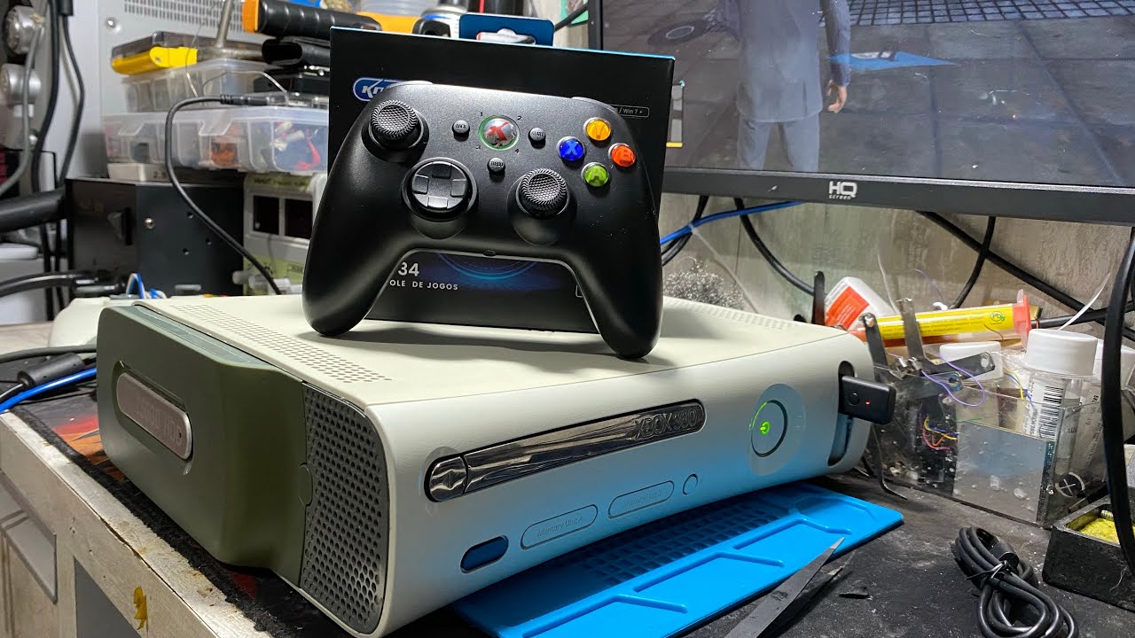 o MELHOR CONTROLE RECARREGÁVEL para XBOX 360!