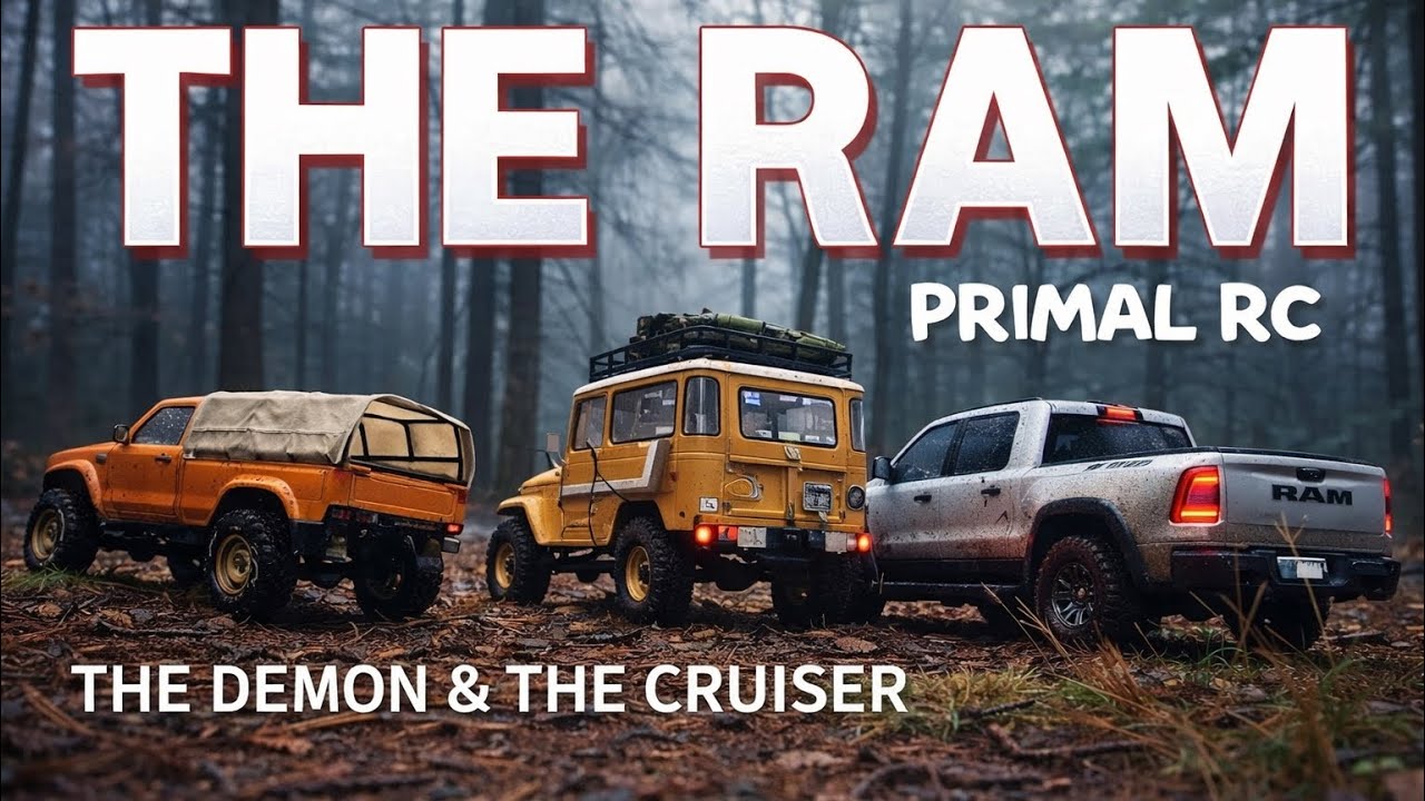 RAM, Demon и Cruiser! Радиоуправляемый Ram от Primal отправляется на бездорожье.