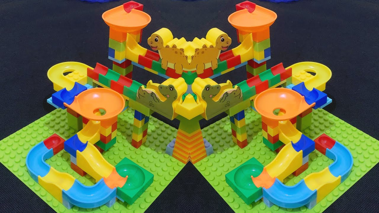 REAL 14 minutes new marble run video ASMR ⭐️ oddly satisfying ASMR marble run race 🥰