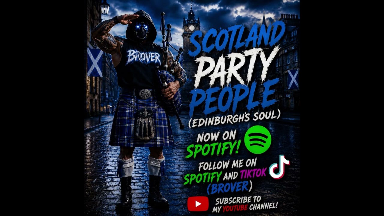 SCOTLAND PARTY PEOPLE (EDINBURGHS SOUL) - Full song! BROVER