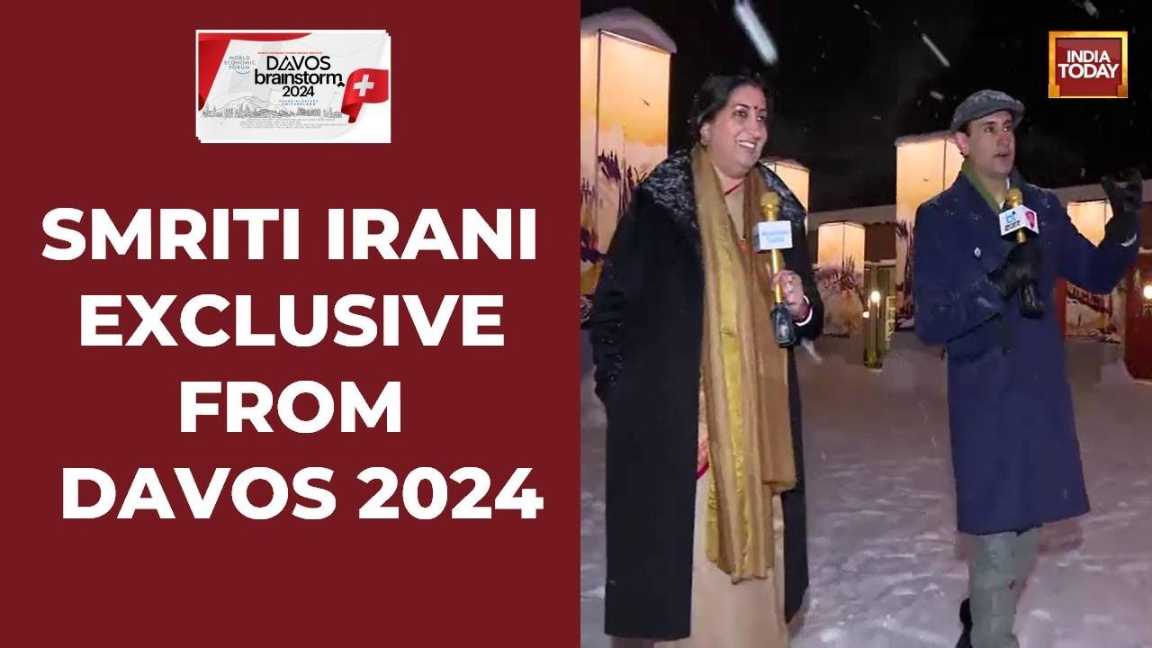 World Economic Forum 2024 Davos Brainstorm: Union Minister Smriti Irani's Exclusive Interview