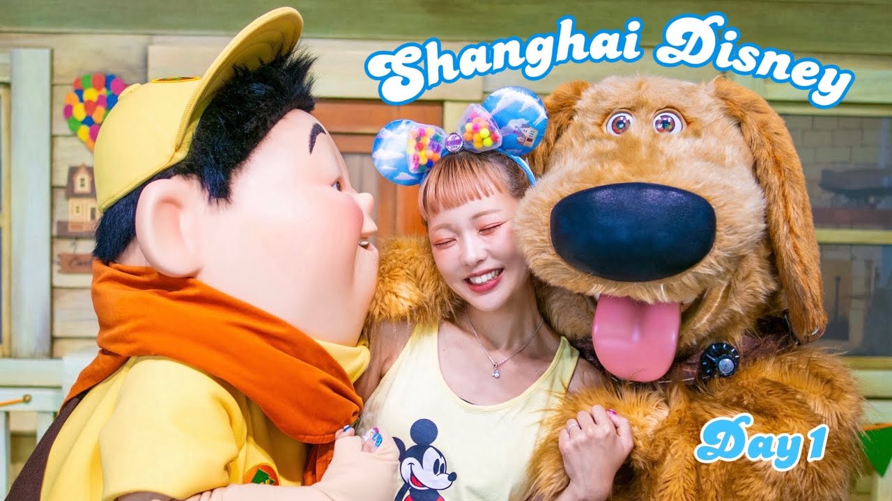 【上海ディズニーVLOG】初上海！グリーティング天国で幸せな1日をお見せします！！！！【Day1】