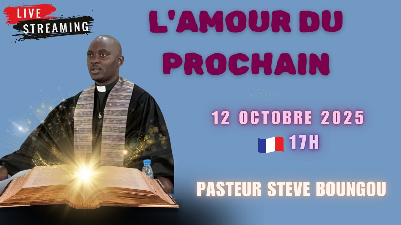CBE Studio : "L'AMOUR DU PROCHAIN" | pasteur Steve BOUNGOU
