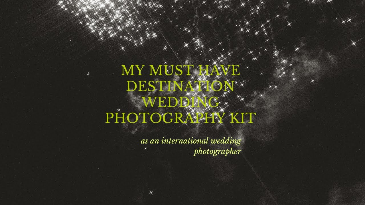 Destination Wedding Photography Gear: EVERYTHING in my Camera Bag!