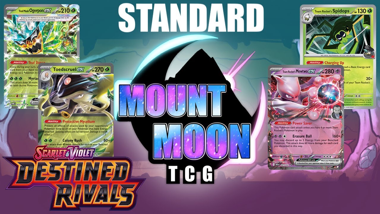 2025 Pokemon Standard - Toedscruel ex VS. Team Rocket's Mewtwo - COMMENTATED