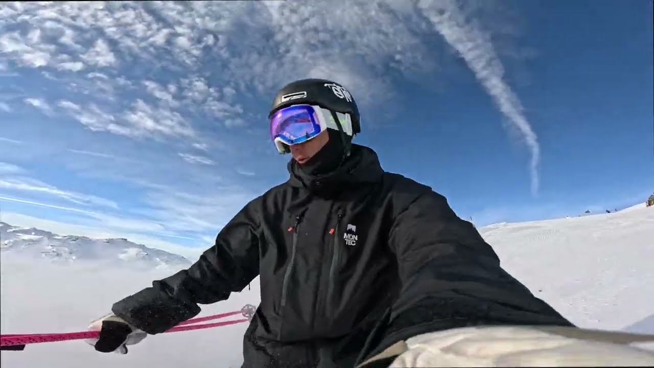POV: SKIING A FOOT OF POWDER IN THE FRENCH ALPS (COURCHEVEL)