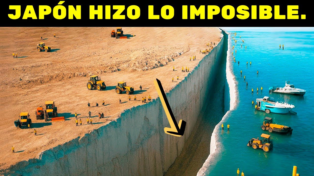 IMPOSIBLE DE CRER: Japón construyó una fortaleza en forma de muro de 400 kilómetros surrealista
