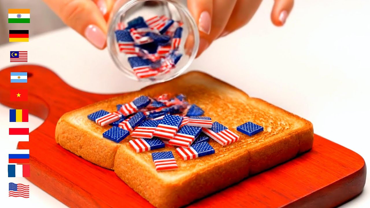 Country Flags Melt Like Butter 🧈  Mind Blowing AI ASMR Compilation! #shorts #oddlysatisfying #aiart
