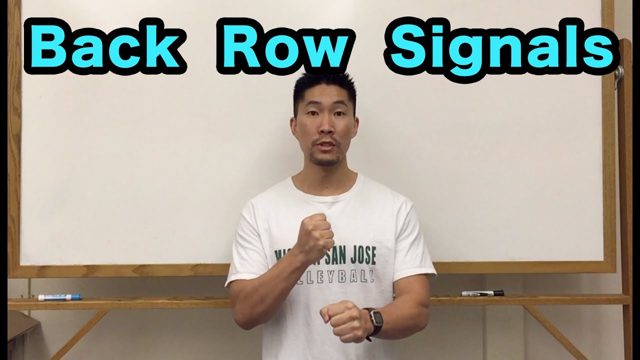 Back Row Setter Hand Signals PART 2/2 - Volleyball Tutorial