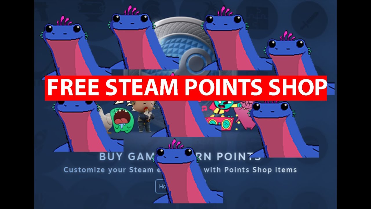 How to get STEAM POINTS SHOP items for FREE (OFF OF STEAM READ DESC)