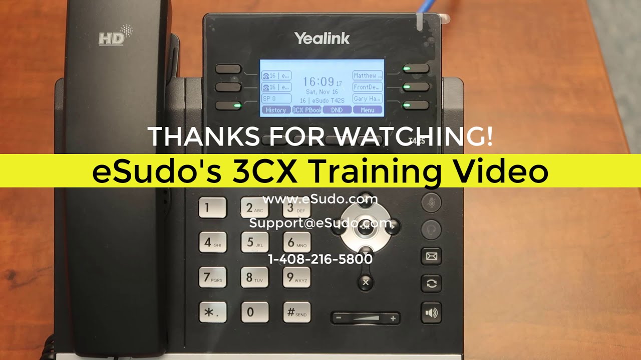 How to Use Yealink T42 Phone for 3CX