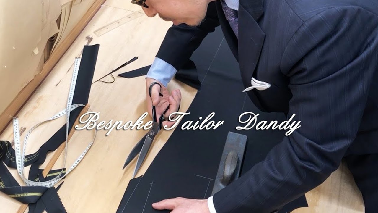 ✂️ ビスポーク・オーダーメイドスーツの型紙作製〜カッティング State of Pattern making , Cutting　Bespoke Tailor Dandy