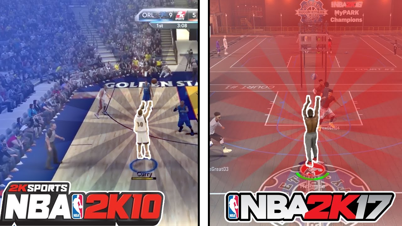 DOES STEPHEN CURRY JUMPSHOT FROM 7 YEARS AGO STILL WORK!? (NBA 2K10 - 2K18)