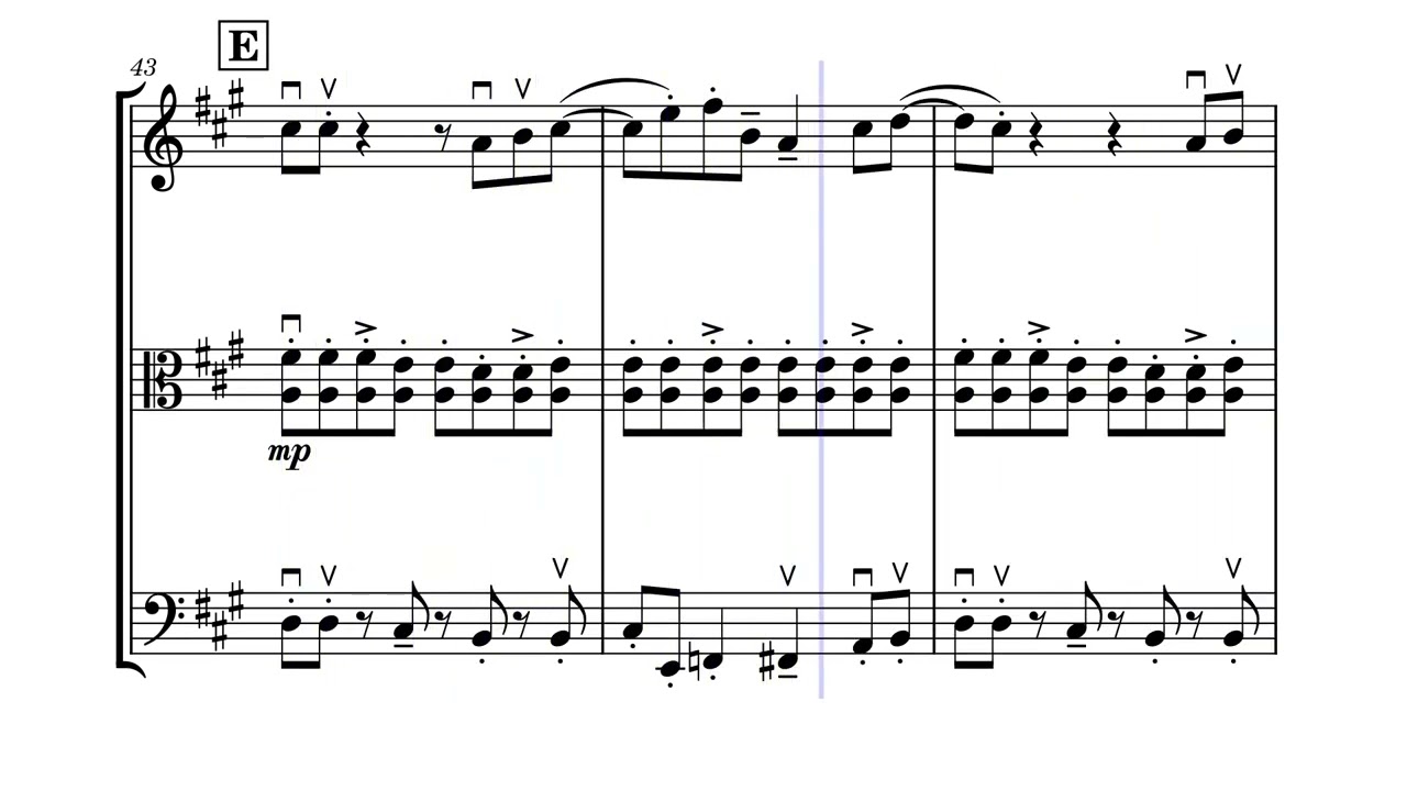 September - String Trio arr. Krista Broadway Swider