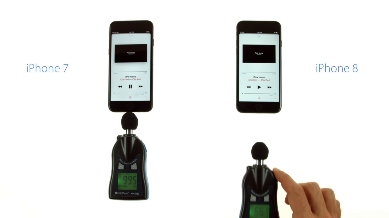 Speaker Volume Test: iPhone 8 vs. iPhone 7
