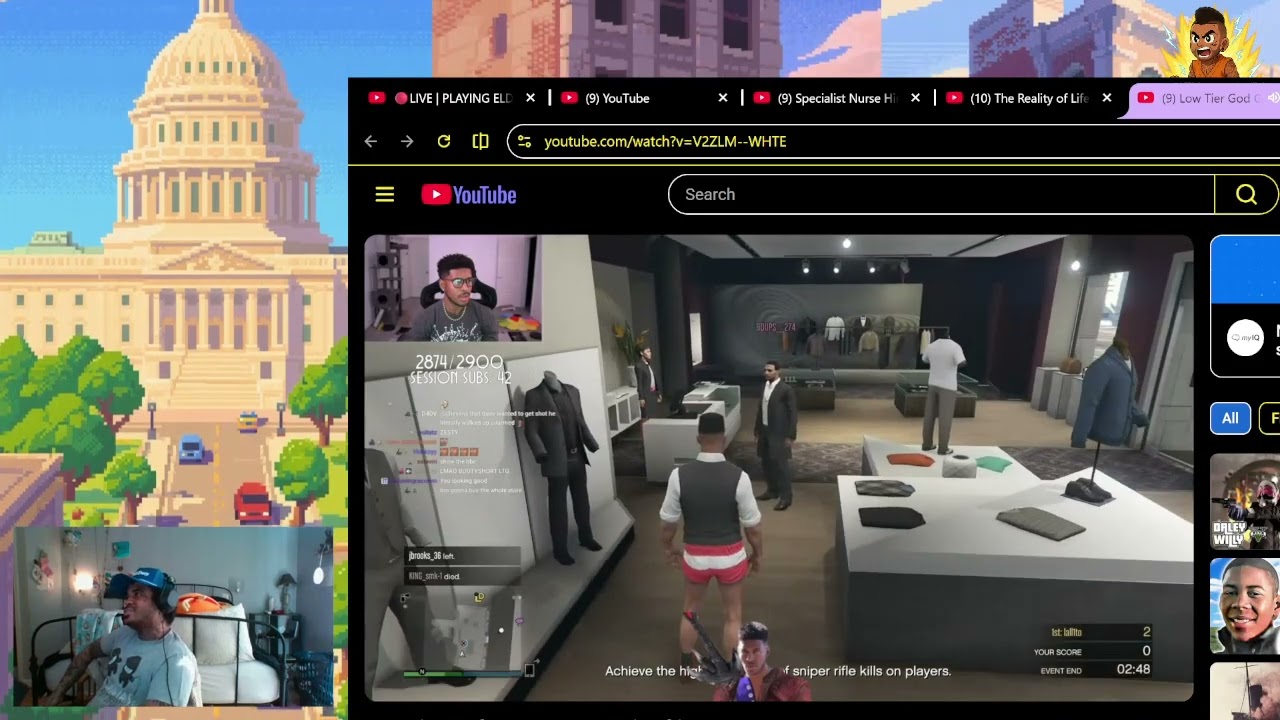 Commentary & Reaction: LowTierGod GTA V Stream Footage