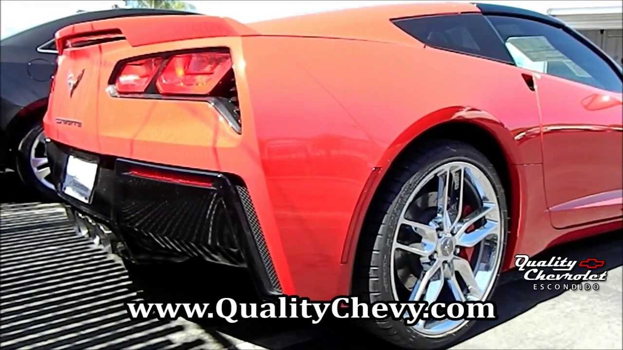 2014 Corvette Stingray Torch Red on Transporter