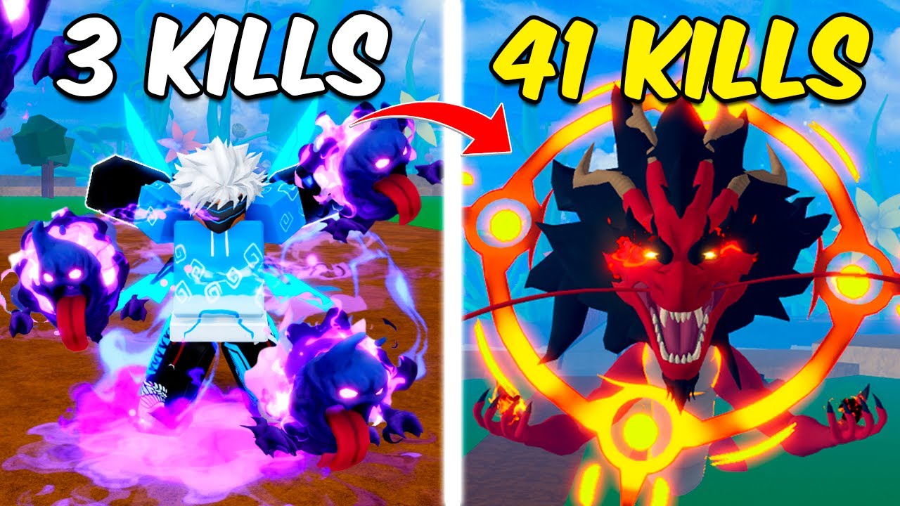 A cada kill minha fruta EVOLUI no Roblox