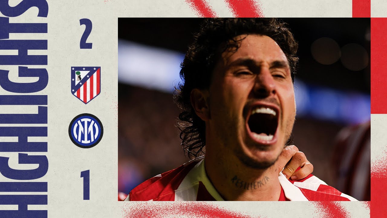 Atl&eacute;tico de Madrid 2-1 Inter | ⚽ Juli&aacute;n Alvarez & Gim&eacute;nez | HIGHLIGHTS, UEFA Champions&nbsp;League&nbsp;-&nbsp;MD5