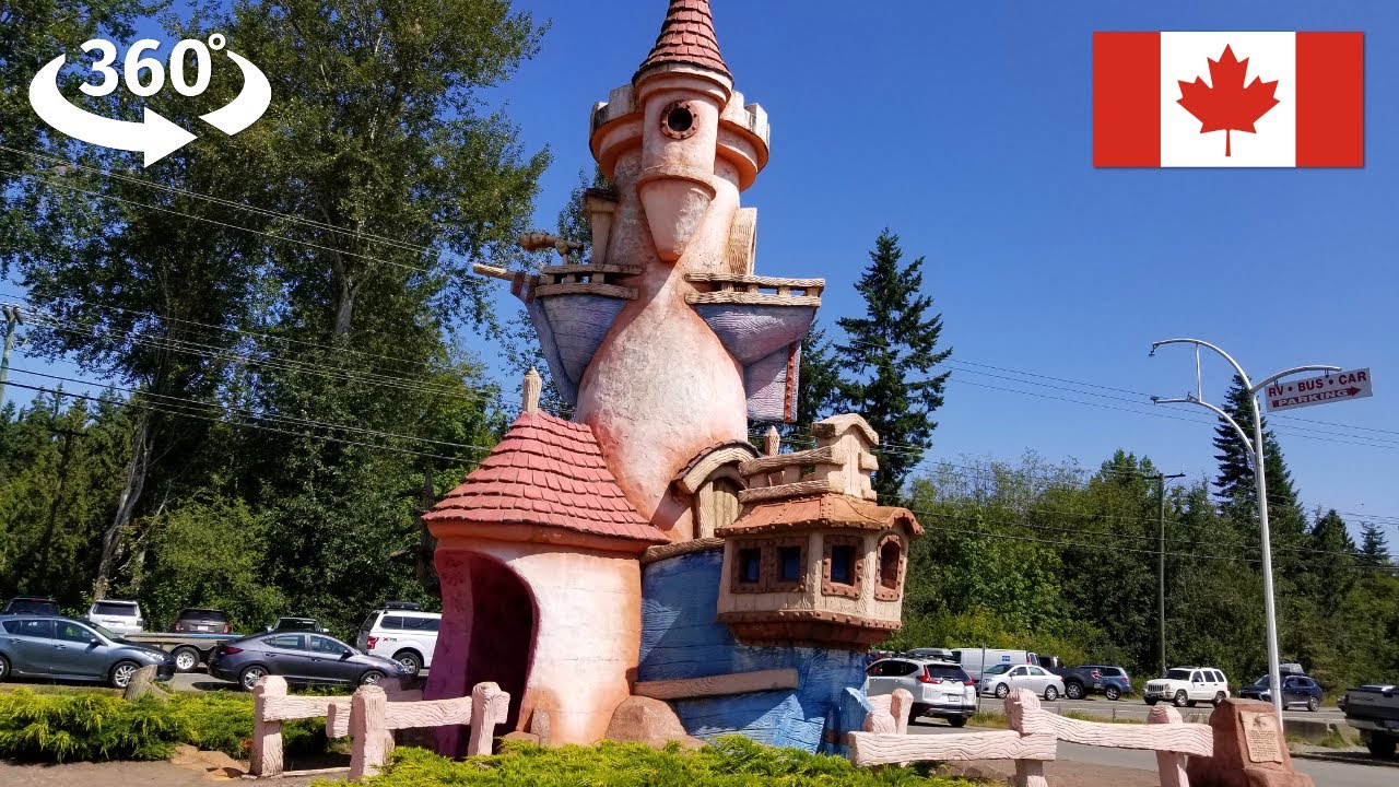 A Walk in Coombs BC Canada on the Vancouver Island in 360&deg;