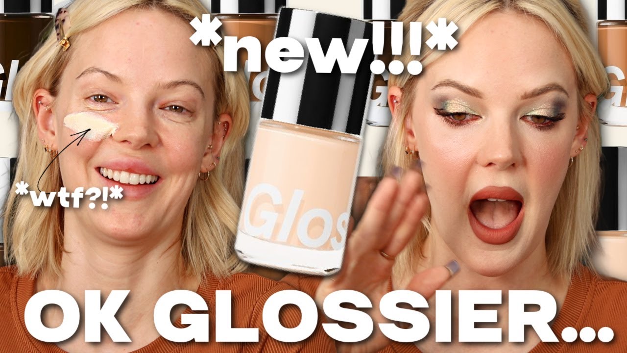 NEW GLOSSIER STRETCH FOUNDATION REVIEW on DRY SKIN