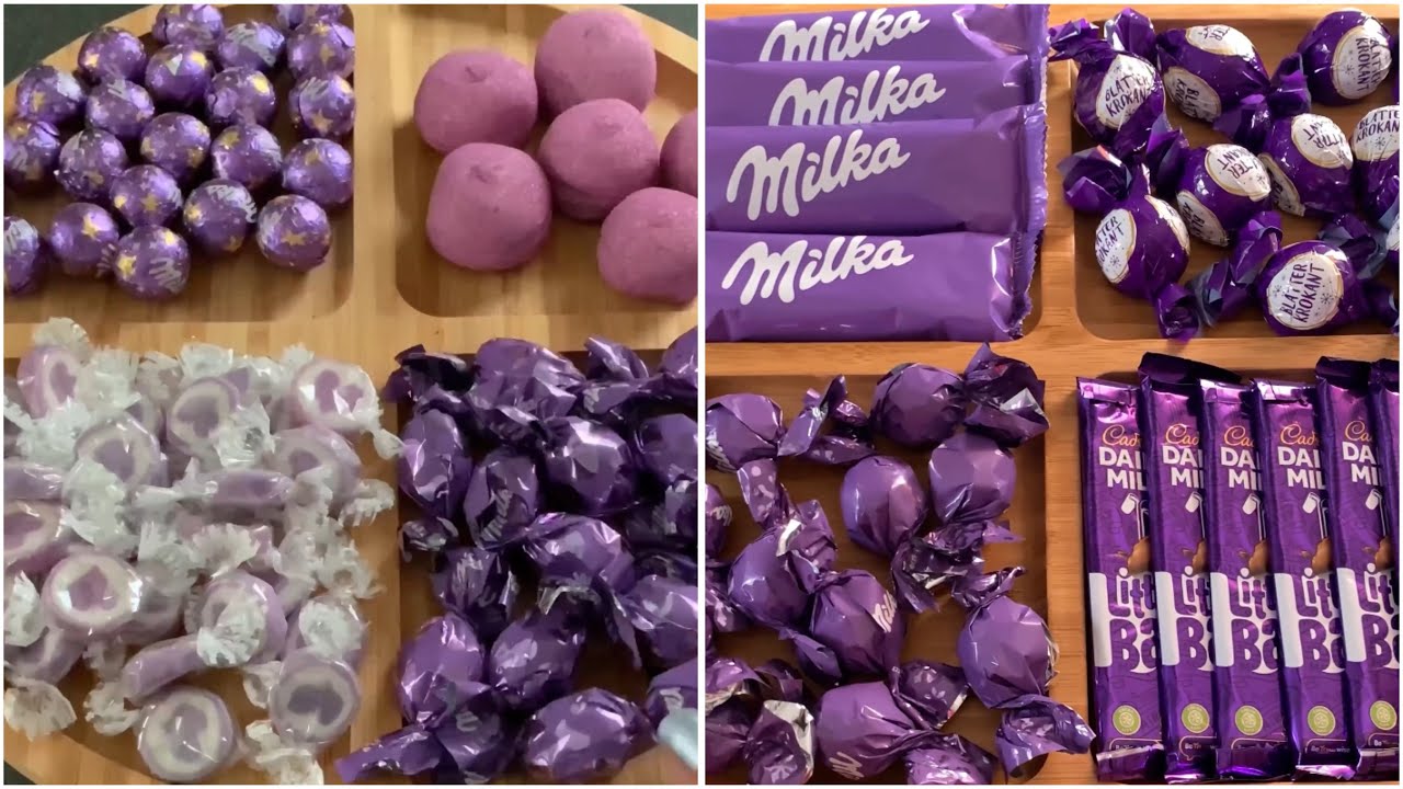 Purple Sweet Platters | Sweets Lovers