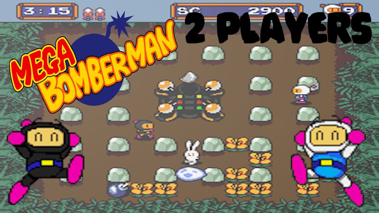Mega Bomberman 2 Players Hack Rom (by @arronmunroe) TAS