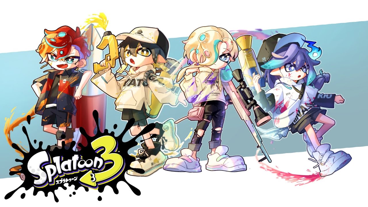 【Splatoon3】UPROAR!!の4人で、フェスだ！！！！【#放課後アップロー #夜十神封魔  #羽継烏有 #緋崎ガンマ #水無世燐央 】