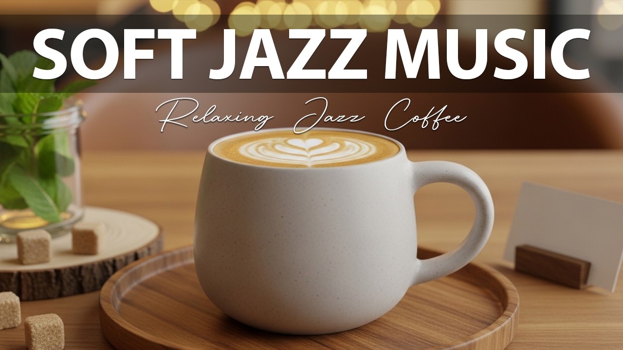 Soft Jazz Music ☕ Relaxing Jazz Music Bossa Nova for Peaceful Work & Positive Energy.