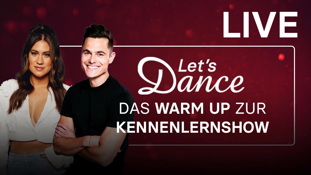 LIVE 🔴 Das Warm-Up zur Kennenlernshow | Let's Dance 2026