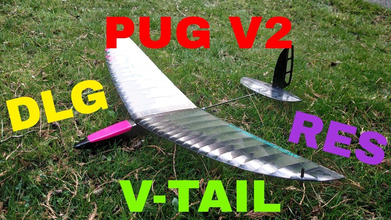 How to build a Pug V2 DLG RES V-Tail from angel wing designs part 1 intro and fuselage