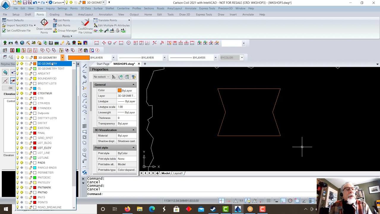 Carlson Power Tools 1 – Polyline Elevation Editor