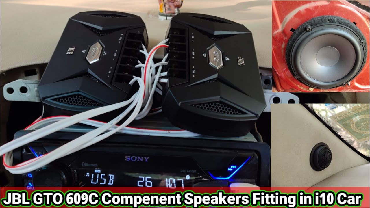 JBL gto 609c competent speakers installed in i10 car | SJ |