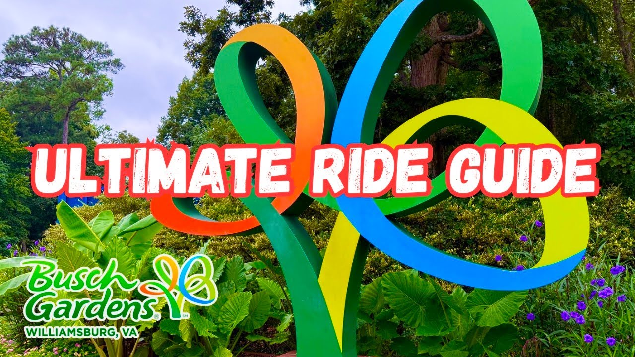 EVERY RIDE 🎢 Busch Gardens | Complete Park Walkthrough | Age + Height Requirements | Williamsburg VA