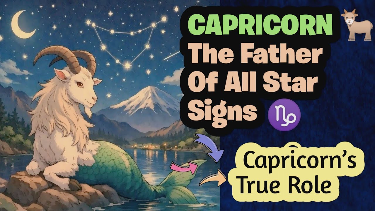 Capricorn The Father Who Rules All Zodiac Houses♑💖|| Capricorn♑The Ruler  Of The Zodiac||Buraj Jaddi